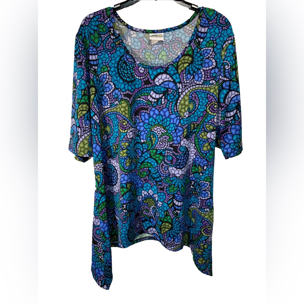 Collections INC mosaic shirt size XL